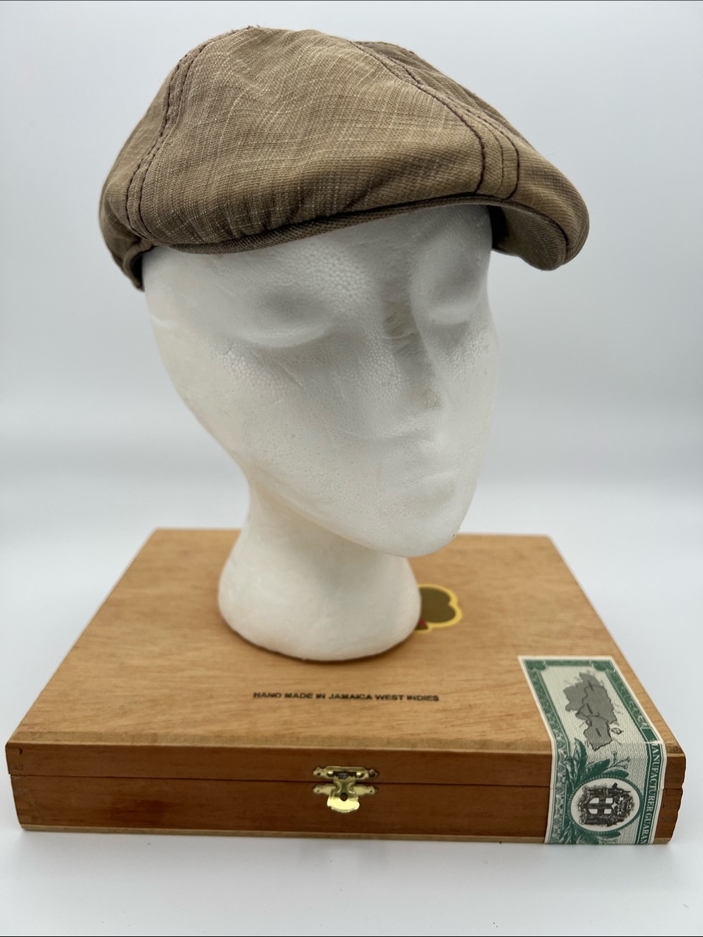 Vintage Stone Newsboy Cap